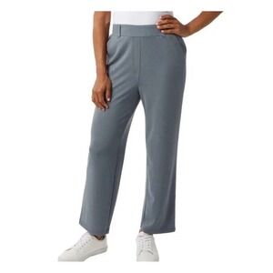 32 Degrees Cool Womens Blue Straight Leg Pull On Comfort Pants Size Large NEW